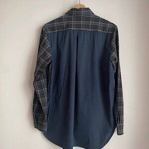 Antonelli plaid blouse – 🇮🇹 luxury wool-blend (M/L)